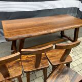 Aranjou  table and chair 1980s