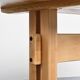 Solid pine table, Les Arcs, France.