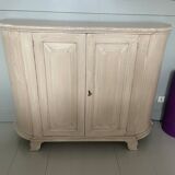 Solid wood sideboard made artisan