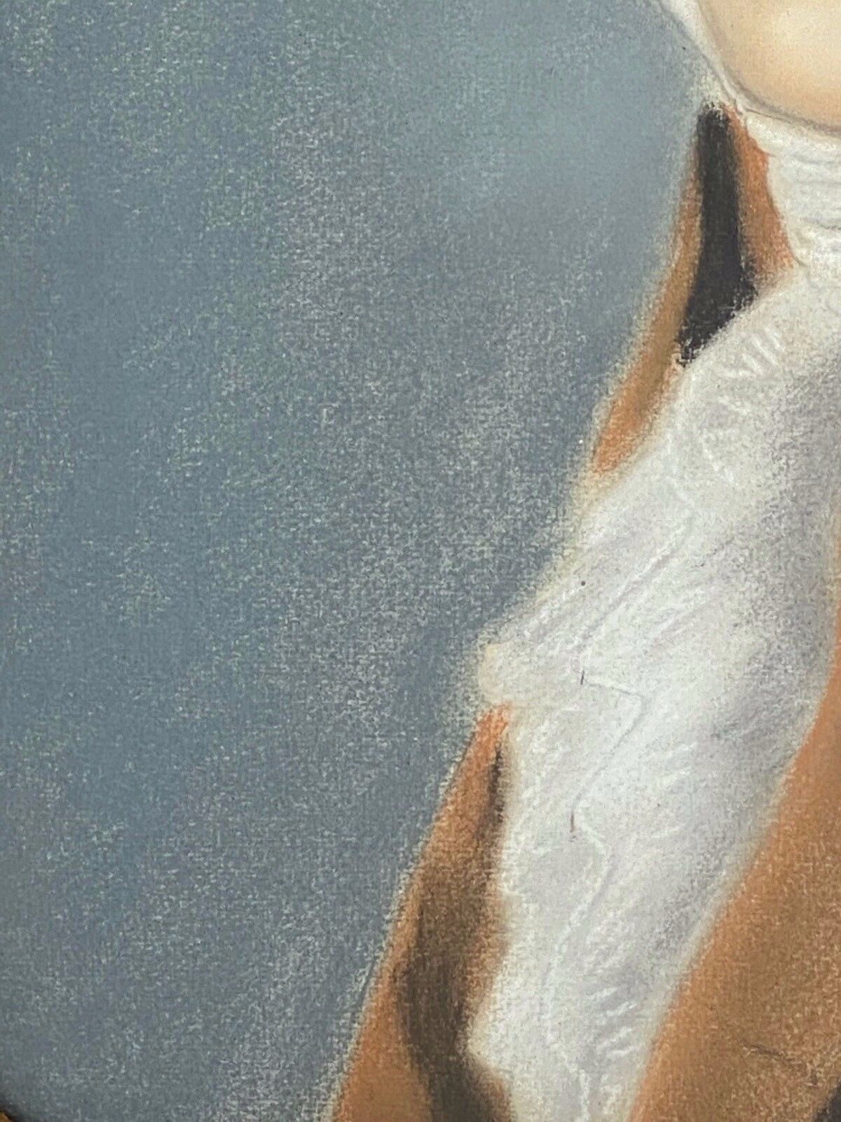 Watercolor on paper portrait 1830 man with the frock coat