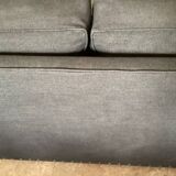 3-seater flannel upholstered sofa.