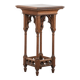 Elegant antique oak side table in Gothic style from the mid-19th century