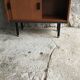 Vintage library showcase - metal feet - mahogany veneer - 1960