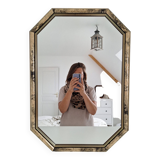 Vintage octagon mirror