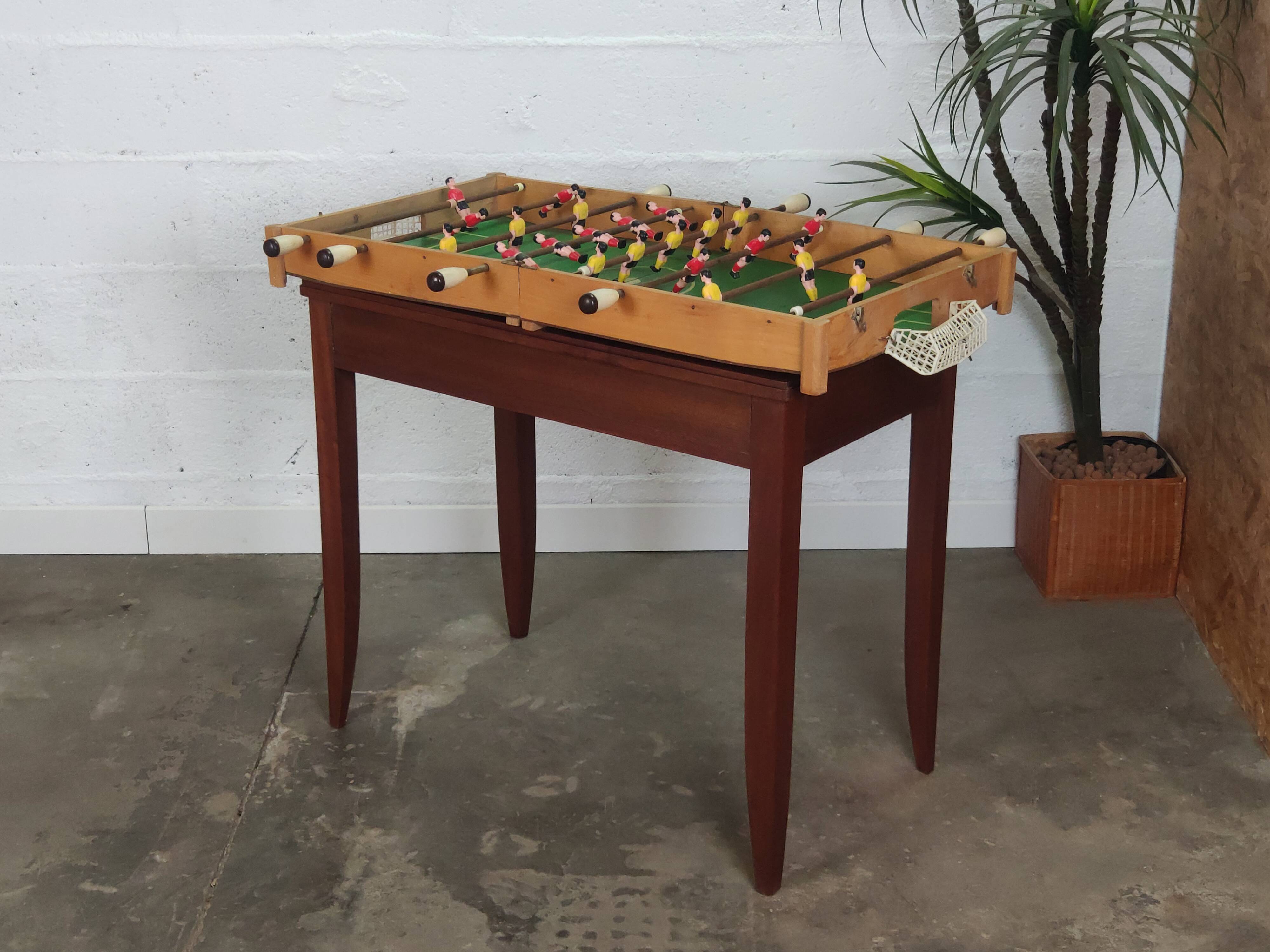 Folding vintage table football