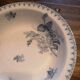 Round dish or vegetable Sarreguemines model Flora