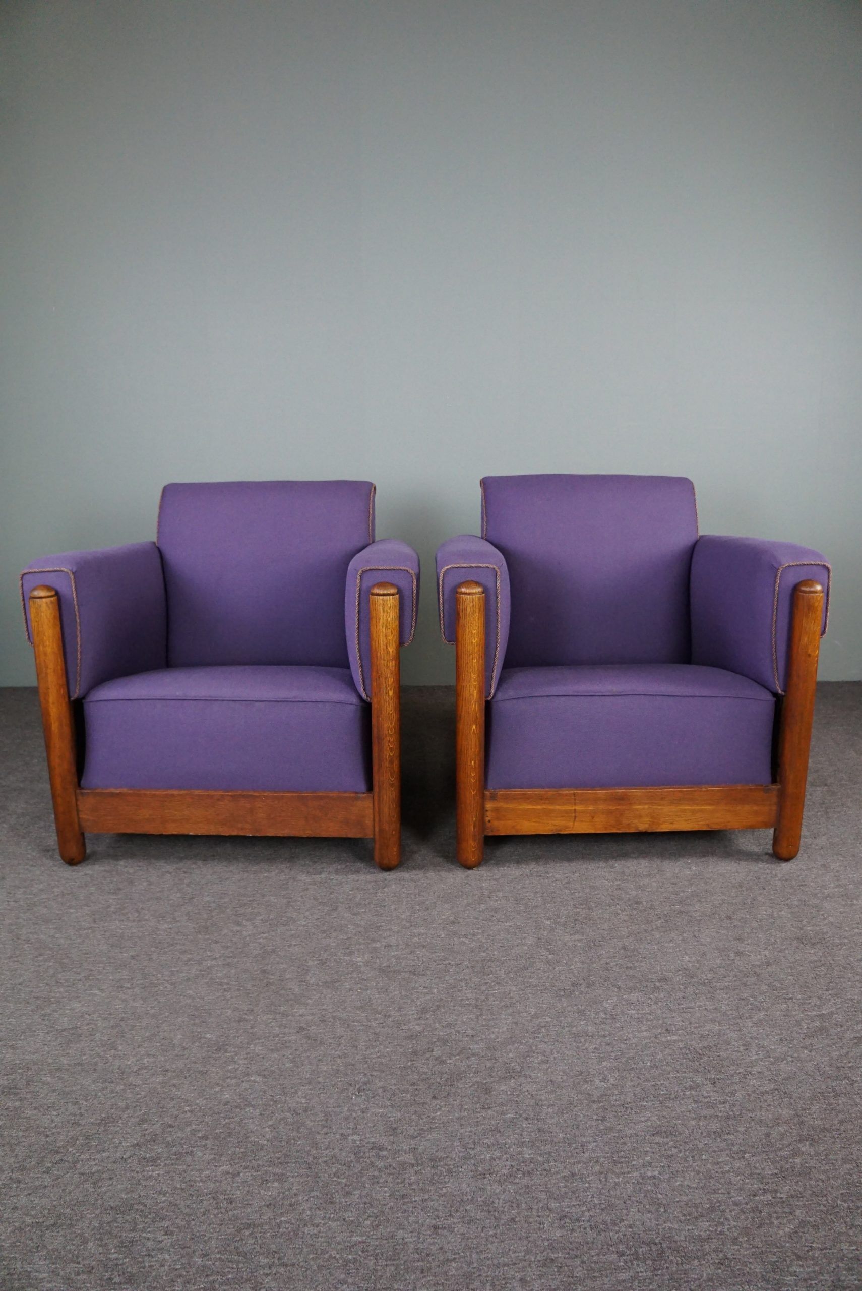 Set de 2 fauteuils Art Déco Amsterdam School