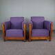 Set de 2 fauteuils Art Déco Amsterdam School