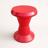 Italian design stool Tam Tam red – 70s spirit
