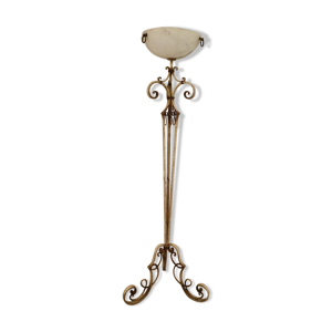 Lampadaire tripode années 40 en