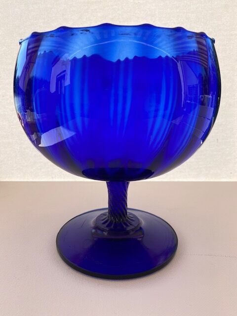 Cobalt blue fruit cup