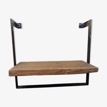 Etagère bois acier