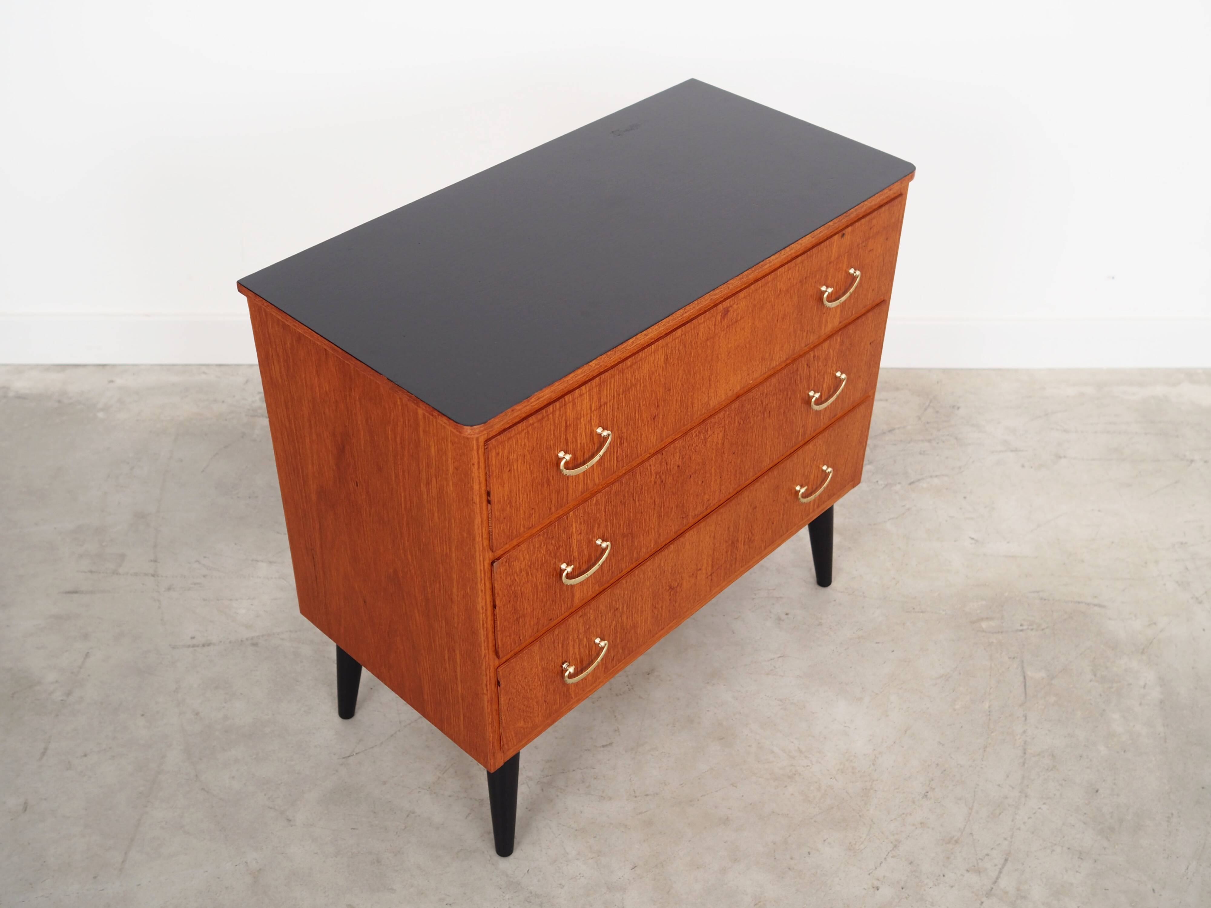 Commode en teck, design suédois, années 1970, fabrication : Suède