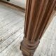 Solid walnut farmhouse castle table 1900 XXL