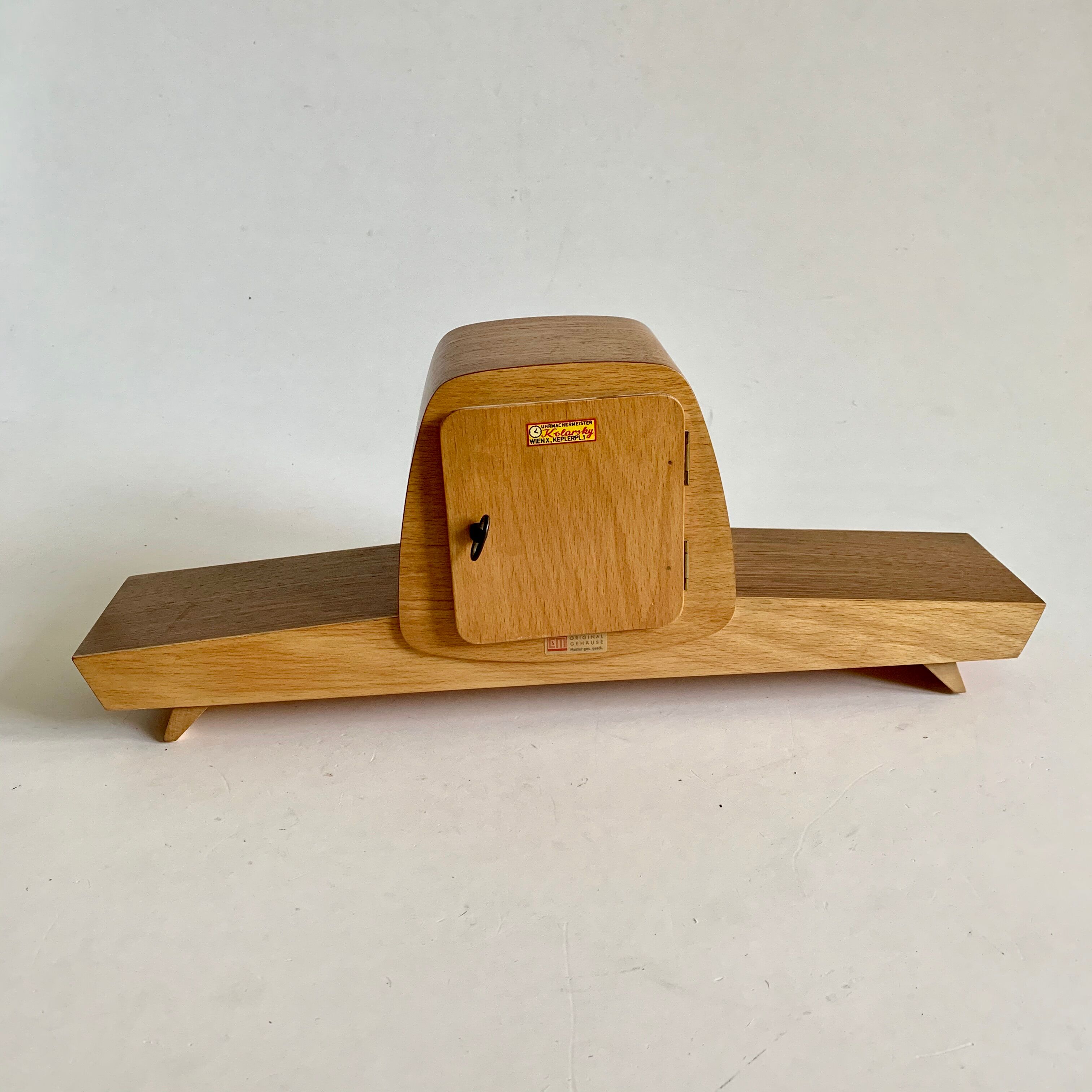 Art Deco Style Mantel Clock Hermle, 1960s