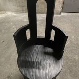 Room Studio Primitive and Modern Oak Sculptural Chair