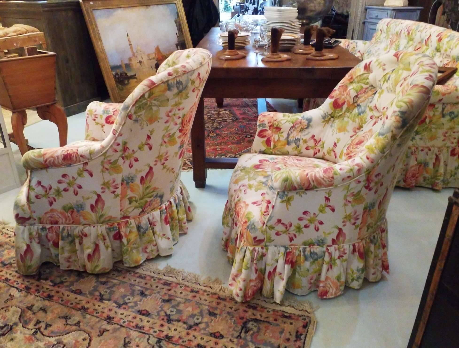 Fauteuils crapauds