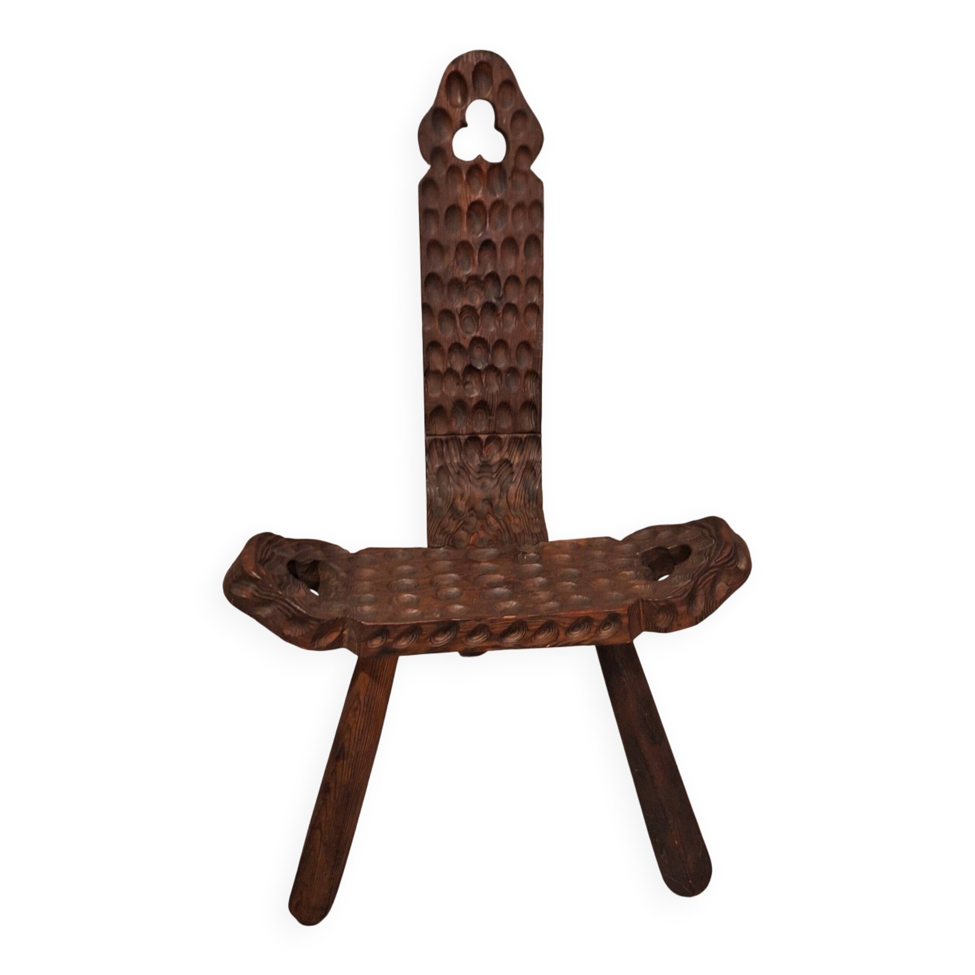 Brutalist stool chair