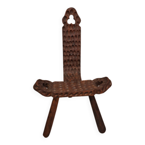 chaise tabouret brutaliste