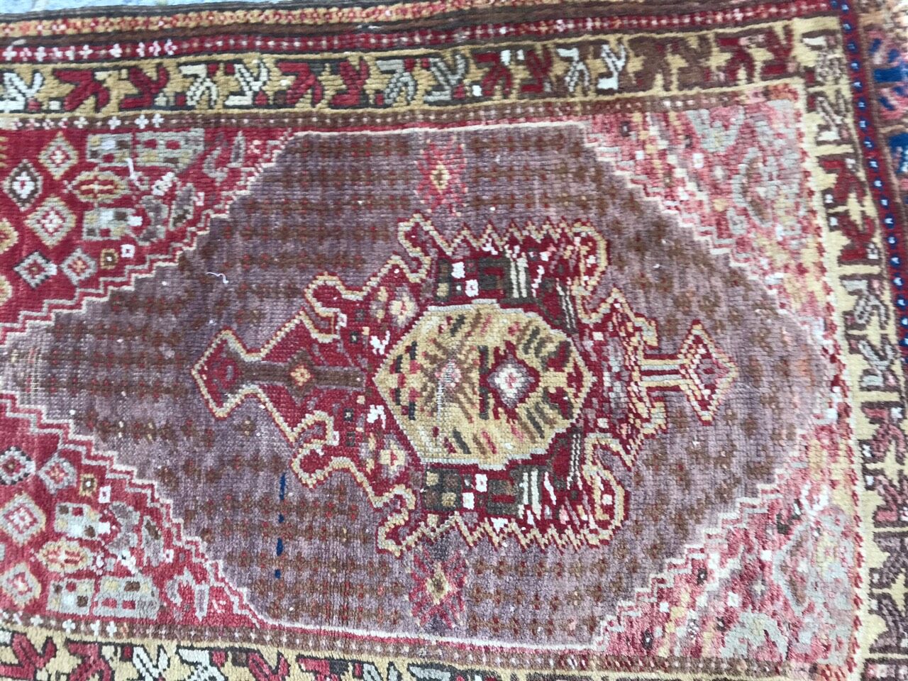 Old Turkish carpet Yastik 70x108 cm