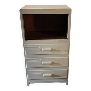 Commode renovee gris
