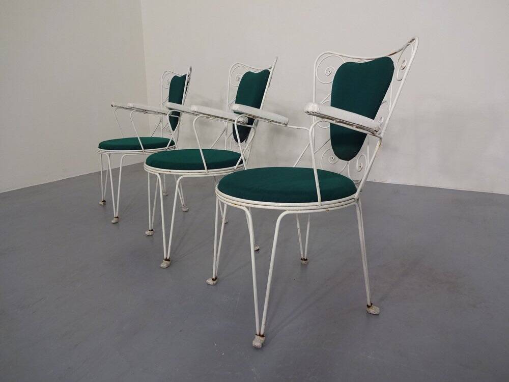 Garden Sofa and Chairs from Mauser, 1960s, Set of 4