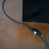 70s desk lamp black and golden eagle head