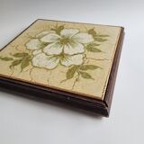 Dessous de plat grès et bois