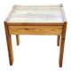Commode table d'appoint scandinave en bois massif