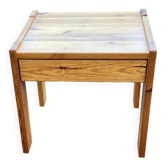 Scandinavian solid wood side table chest of drawers