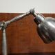 Vintage industrial pewter desk lamp