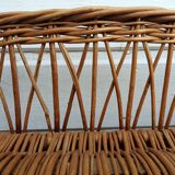 Wicker toy chest