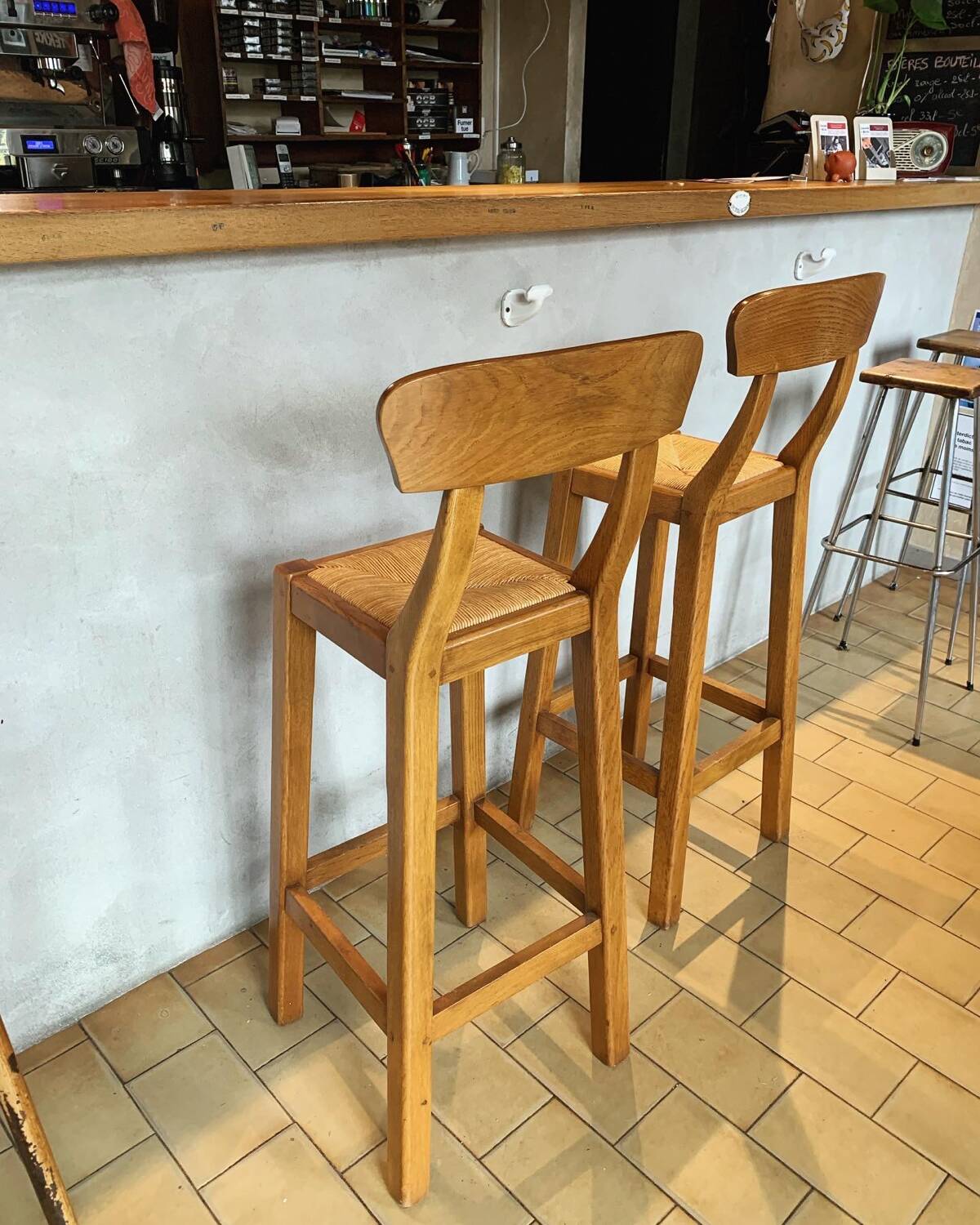 Pair of bar chairs