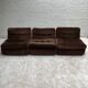 3 amantas in brown corduroy by Mario Belinni for B&B Italia