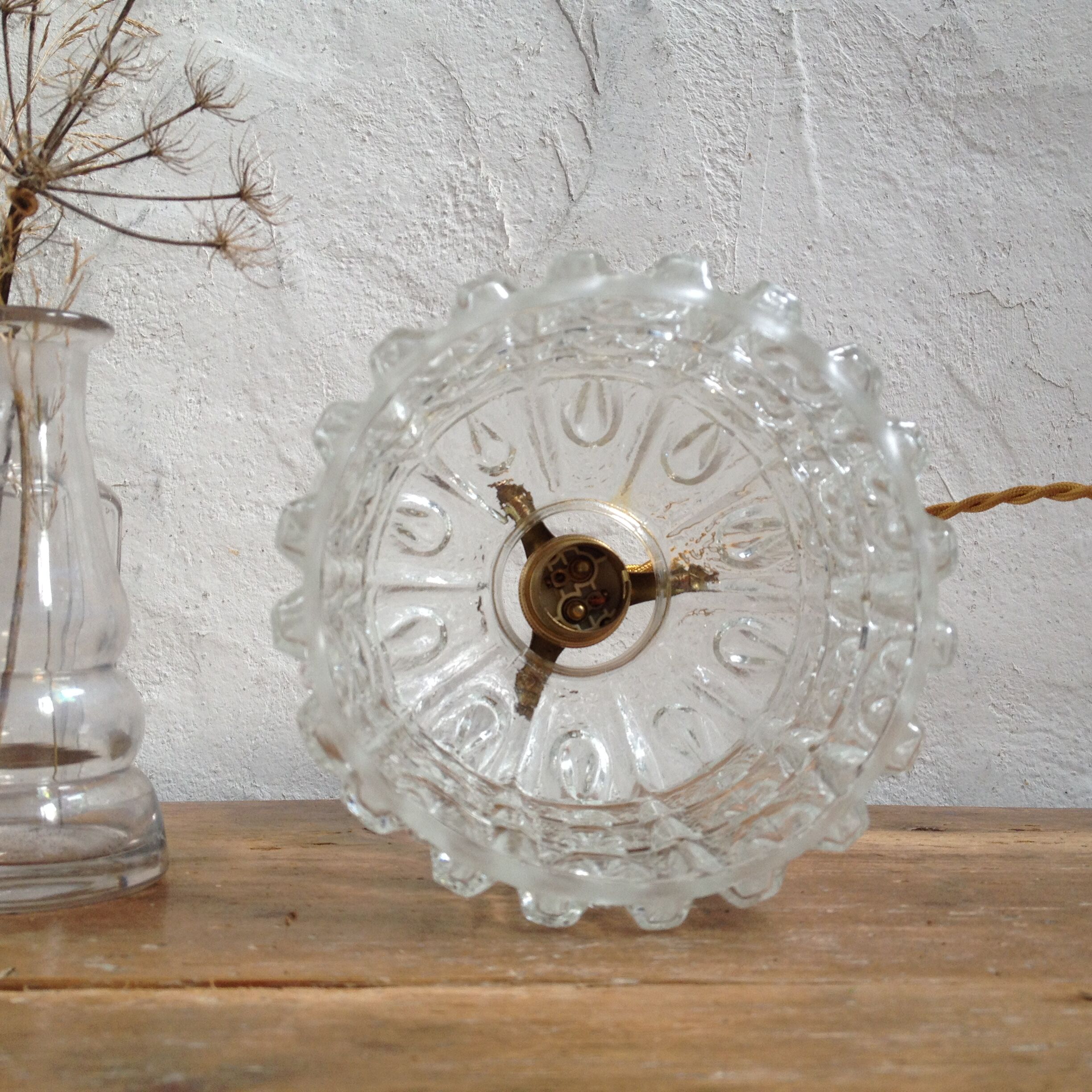 Vintage glass walker