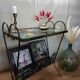 Vallauris side table with magazine rack
