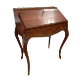 Bureau de style louis xv, bonheur du jour fin xix eme marqueté