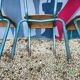 Lot de 3 chaises d'école vintage