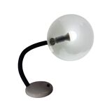 Space Age UFO Lamp - White Vintage Adjustable Desk Light 1980s | Retro Disc Lamp | Belgium Design