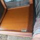 Glass library in cherry wood by Fourrier