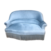 Vintage velvet Toad sofa