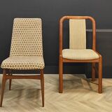 Four mid century chairs vintage