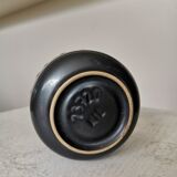 Vase vintage à glaçure lave : KIL Yougoslavie, décoration style milieu du siècle des années 1970