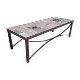 Post modernist ceramic coffee table in 60s/70s