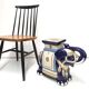 Large ceramic elephant blue plant holder