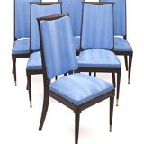 Set of 6 Art Deco chairs