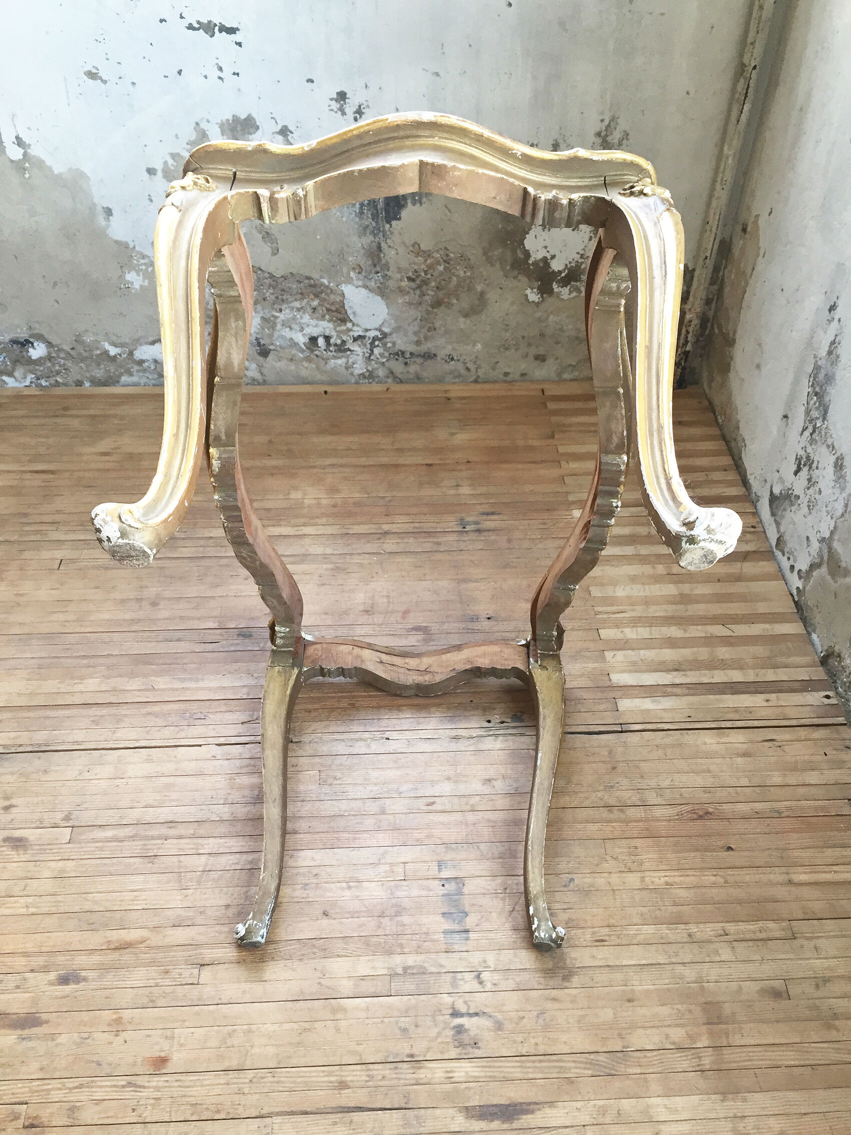 Louis XV marble coffee table