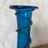 Blue spiral vase