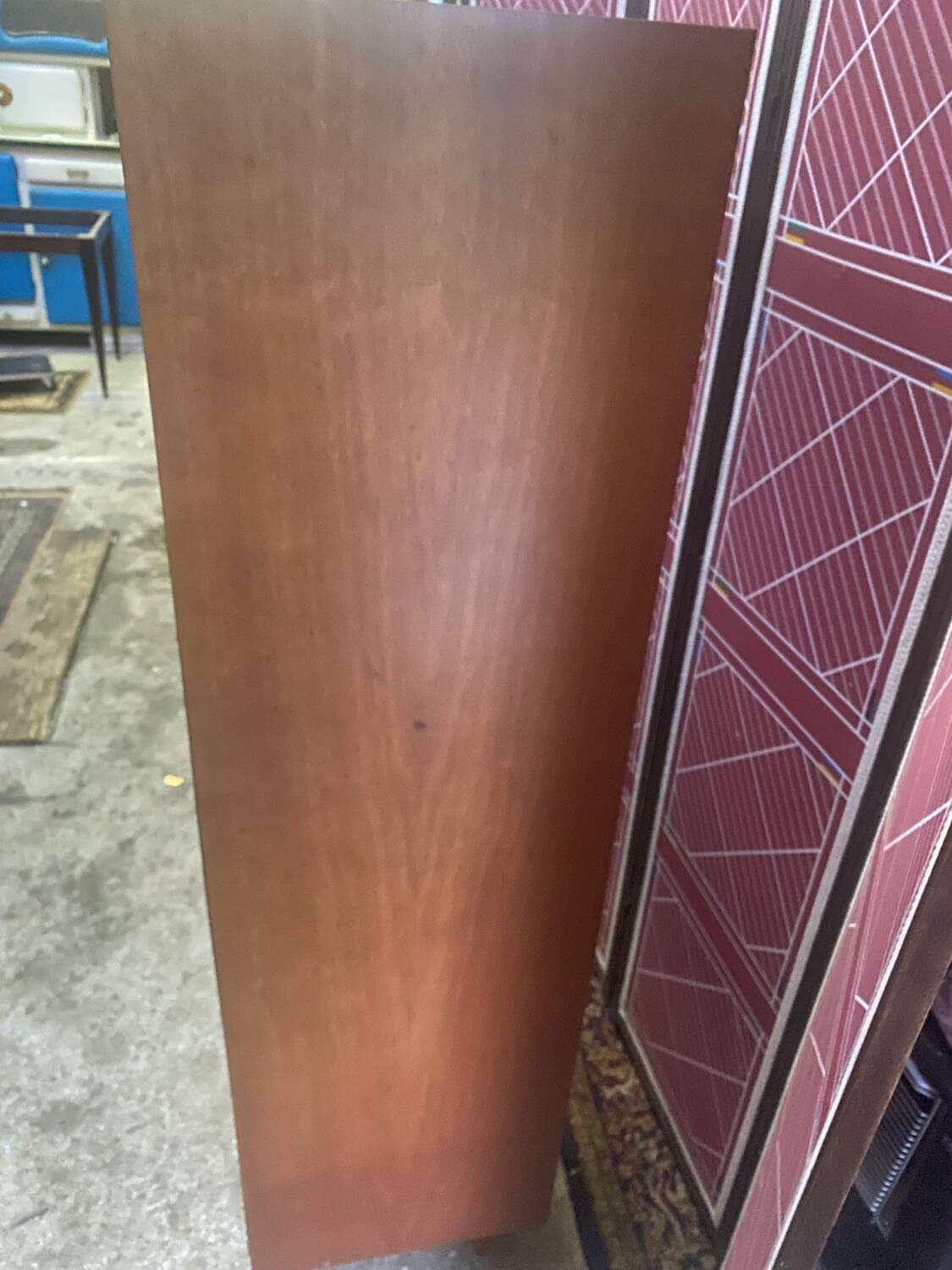 Vintage 50s wardrobe with 4 shelves