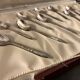 12 mocha spoons or coffee in Ercuis silver metal in their original box